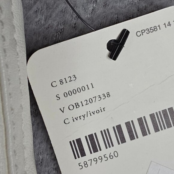 Free People Pants Womens 10 Ivory Cecily Pleated Vegan Faux Leather Barrel NWT - Picture 6 of 10